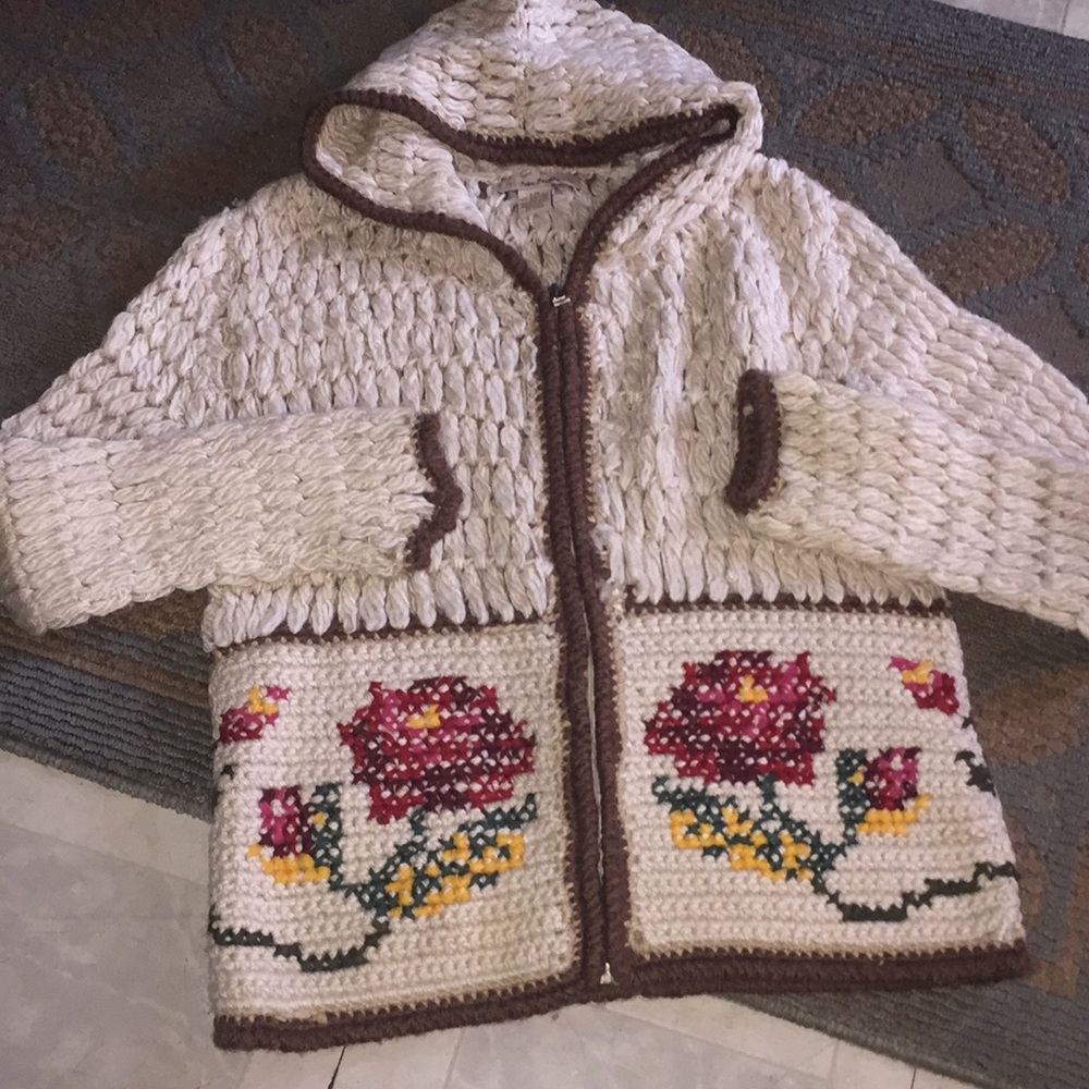 Free people hooded zip up sweater